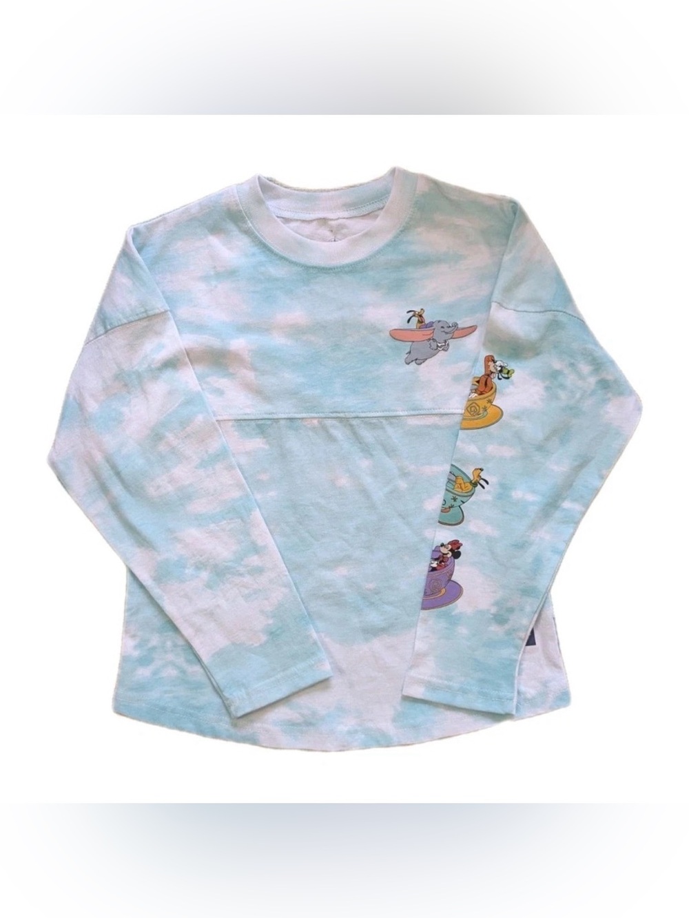 Walt Disney World WDW Spirit Jersey Youth Sz M Light Blue Play In The Park EUC